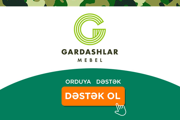 Компания Qardashlar Mebel оказала поддержку Фонду помощи вооруженным силам.
